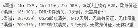 海淘转运公司大全